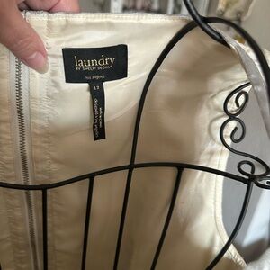 Laundry by Shelli Segal Cream Dress